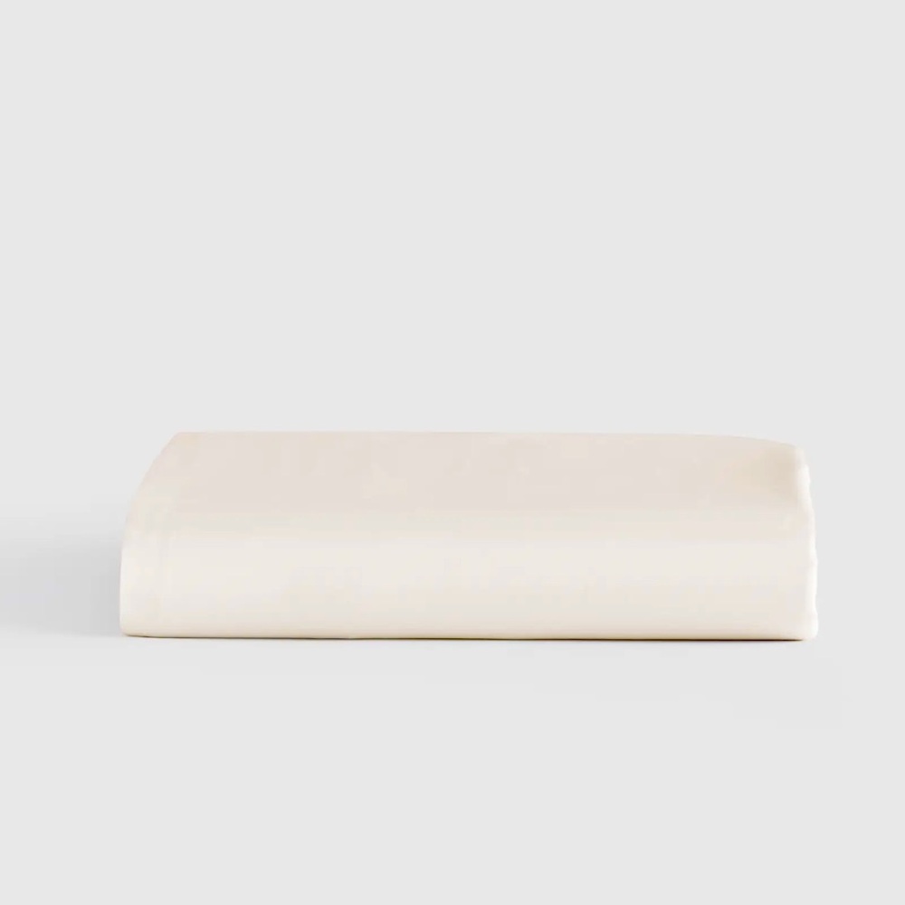 Quince Mulberry Silk Fitted Sheet Ivory